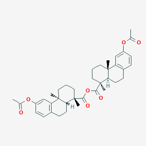 molecular formula C38H46O7 B1662406 acetyl Podocarpic acid anhydride CAS No. 344327-48-6