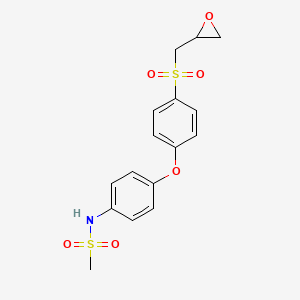 molecular formula C16H17NO6S2 B1662408 MMP-2 Inhibitor II 