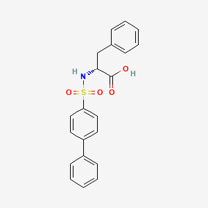 molecular formula C21H19NO4S B1662409 MMP-2/MMP-9 抑制剂 I CAS No. 193807-58-8