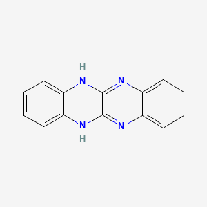 molecular formula C14H10N4 B1662413 6,11-Dihydroquinoxalino[2,3-b]quinoxaline CAS No. 531-46-4