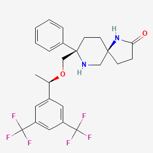 molecular formula C25H26F6N2O2 B1662417 Rolapitant CAS No. 552292-08-7