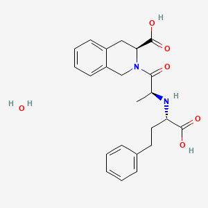 molecular formula C23H28N2O6 B1662423 喹那普利水合物 CAS No. 1435786-09-6