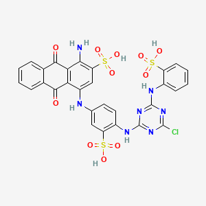molecular formula C29H20ClN7O11S3 B1662426 Cibacron Blue CAS No. 84166-13-2