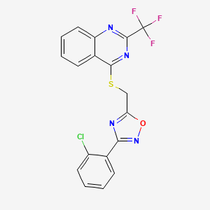 molecular formula C18H10ClF3N4OS B1662433 T138 CAS No. 920882-18-4