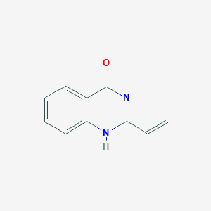 molecular formula C10H8N2O B1662436 2-Vinyl-4-quinazolinol CAS No. 91634-12-7