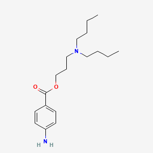 molecular formula C18H30N2O2 B1662465 Butacaine CAS No. 149-16-6