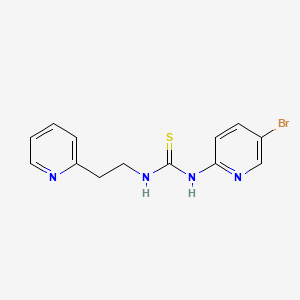 molecular formula C₁₃H₁₃BrN₄S B1662467 Trovirdine CAS No. 149488-17-5