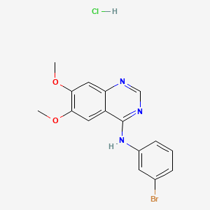 molecular formula C16H14BrN3O2 B1662475 PD153035 CAS No. 153436-54-5