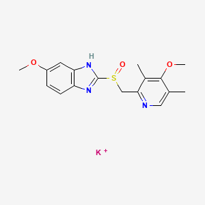 molecular formula C17H18KN3O3S B1662479 Esomeprazole potassium CAS No. 161796-84-5