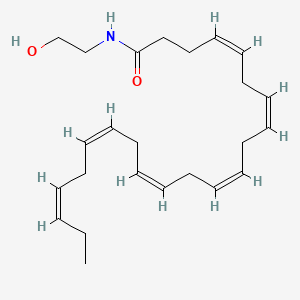 molecular formula C24H37NO2 B1662480 Docosahexaenoyl Ethanolamide CAS No. 162758-94-3