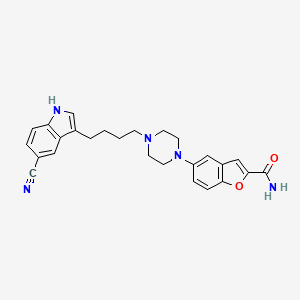 molecular formula C26H27N5O2 B1662482 Vilazodone CAS No. 163521-12-8