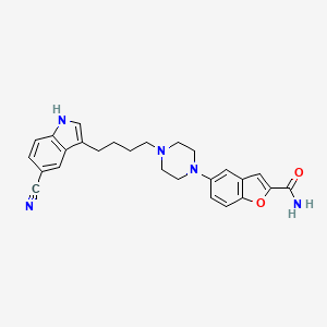 molecular formula C26H28ClN5O2 B1662482 Vilazodone CAS No. 163521-12-8