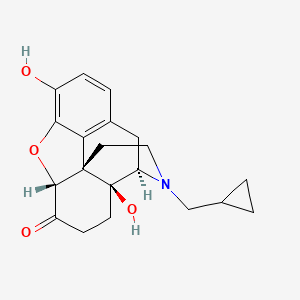 molecular formula C20H23NO4 B1662487 纳曲酮 CAS No. 16590-41-3