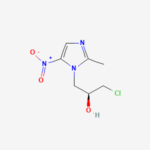 molecular formula C7H10ClN3O3 B1662488 Ornidazole, (S)- CAS No. 166734-83-4