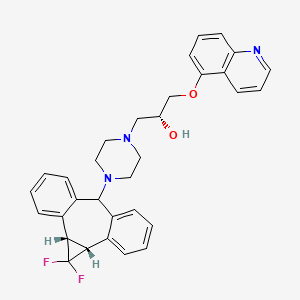 molecular formula C32H34Cl3F2N3O2 B1662489 Zosuquidar Trihydrochloride CAS No. 167354-41-8