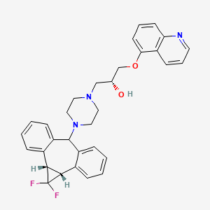 molecular formula C32H31F2N3O2 B1662489 Zosuquidar CAS No. 167354-41-8