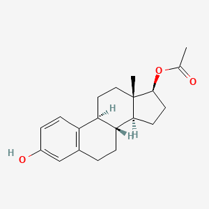 B1662495 beta-Estradiol 17-acetate CAS No. 1743-60-8
