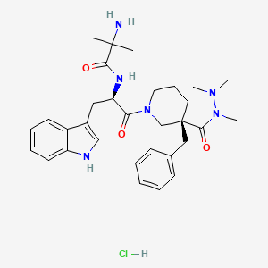 molecular formula C31H43ClN6O3 B1662497 Anamorelin Hydrochloride CAS No. 861998-00-7