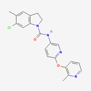 molecular formula C21H19ClN4O2 B1662498 SB 242084 CAS No. 181632-25-7