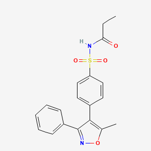 molecular formula C19H18N2O4S B1662503 Parecoxib CAS No. 198470-84-7