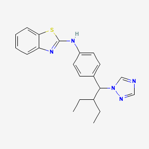 molecular formula C21H23N5S B1662504 Talarozole CAS No. 201410-53-9
