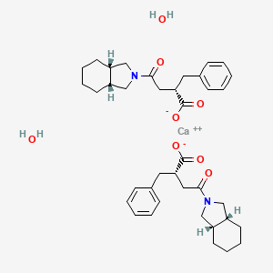 molecular formula C19H25NO3 . 1/2 Ca . H2O B1662513 Mitiglinide calcium hydrate CAS No. 207844-01-7