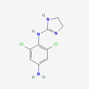 molecular formula C9H10Cl2N4 B1662514 阿普拉克隆定 CAS No. 66711-21-5