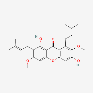 molecular formula C25H28O6 B1662517 beta-Mangostin CAS No. 20931-37-7