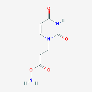 molecular formula C7H9N3O4 B1662520 beta-(2,4-Dihydroxypyrimidin-1-yl)alanine CAS No. 21416-43-3
