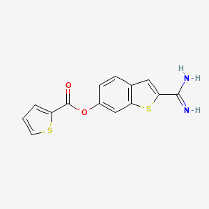 molecular formula C14H10N2O2S2 B1662525 Bcx 1470 CAS No. 217099-43-9