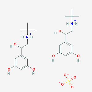 molecular formula C12H21NO7S B1662530 Terbutaline hemisulfate CAS No. 23031-32-5