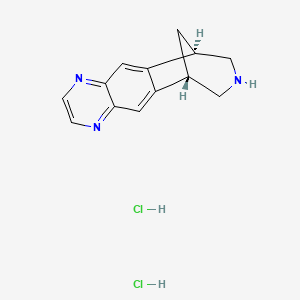 molecular formula C13H15Cl2N3 B1662531 Varenicline dihydrochloride CAS No. 230615-23-3