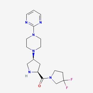 molecular formula C17H24F2N6O B1662538 Gosogliptin CAS No. 869490-47-1
