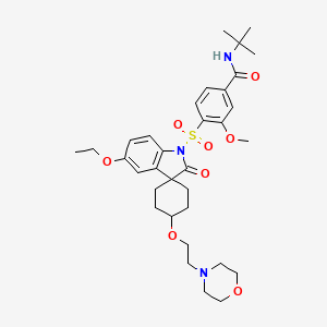 molecular formula C33H45N3O8S B1662539 Satavaptan CAS No. 185913-78-4