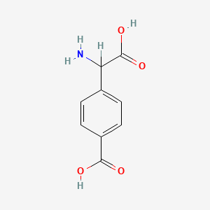 molecular formula C9H9NO4 B1662543 4-Carboxyphenylglycine CAS No. 7292-81-1