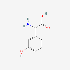 molecular formula C8H9NO3 B1662544 2-Amino-2-(3-hydroxyphenyl)acetic acid CAS No. 31932-87-3