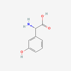molecular formula C8H9NO3 B1662545 (S)-3-Hydroxyphenylglycine CAS No. 71301-82-1
