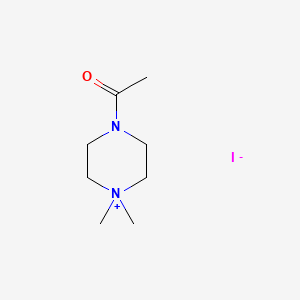 4-Acetyl-1,1-dimethylpiperazinium iodide