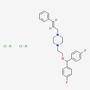 molecular formula C28H30F2N2O.2HCl B1662549 GBR-12879 dihydrochloride CAS No. 67469-45-8