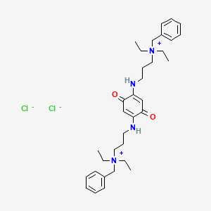molecular formula C34H50Br2N4O2 B1662550 Benzoquinonium chloride CAS No. 311-09-1