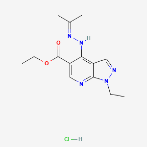 molecular formula C14H20ClN5O2 B1662551 Etazolate Hydrochloride CAS No. 35838-58-5