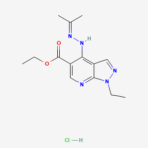 molecular formula C14H20ClN5O2 B1662551 Etazolate hydrochloride CAS No. 35838-58-5