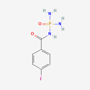 molecular formula C7H9FN3O2P B1662556 Flurofamide CAS No. 70788-28-2