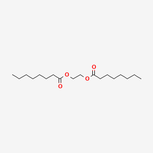 molecular formula C18H34O4 B1662557 Dioctanoylglycol CAS No. 627-86-1