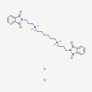 molecular formula C32H44Br2N4O4 B1662561 W-84 dibromide CAS No. 21093-51-6