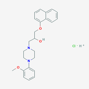 molecular formula C24H29ClN2O3 B1662562 盐酸纳夫托匹酯 CAS No. 1164469-60-6