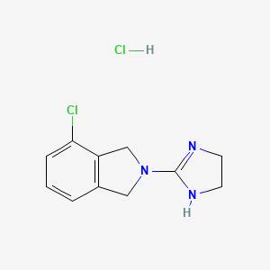 molecular formula C11H13Cl2N3 B1662564 RS 45041-190 hydrochloride 
