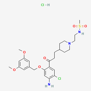 molecular formula C26H37Cl2N3O6S B1662568 RS 39604 hydrochloride CAS No. 167710-87-4