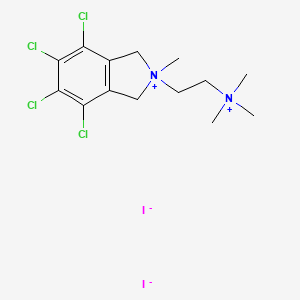 molecular formula C14H20Cl4I2N2 B1662570 Chlorisondamine diiodide CAS No. 96750-66-2