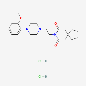 8-(2-(4-(2-Methoxyphenyl)piperazin-1-yl)ethyl)-8-azaspiro[4.5]decane-7,9-dione dihydrochloride